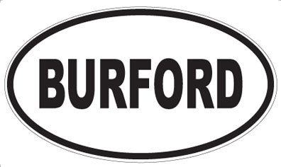 BURFORD - Oval Magnet