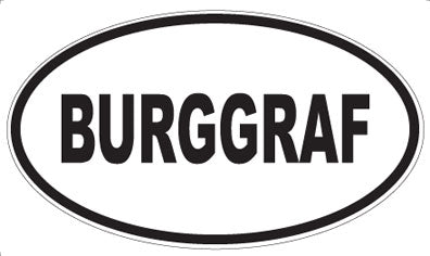BURGGRAF - Oval Magnet
