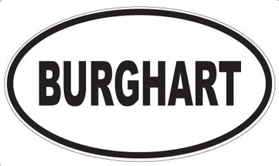 BURGHART - Oval Magnet