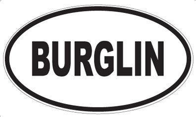 BURGLIN - Oval Magnet
