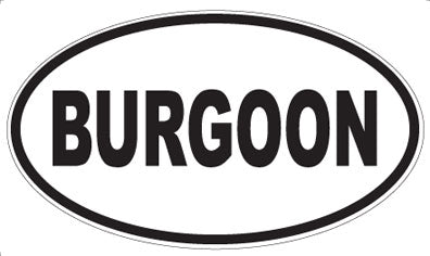 BURGOON - Oval Magnet