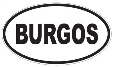 BURGOS - Oval Magnet