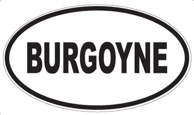 BURGOYNE - Oval Magnet