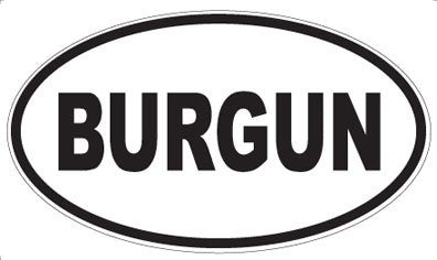 BURGUN - Oval Magnet