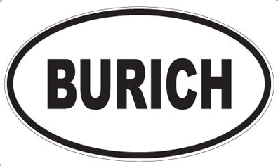 BURICH - Oval Magnet
