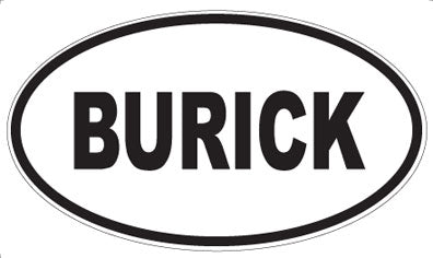 BURICK - Oval Magnet