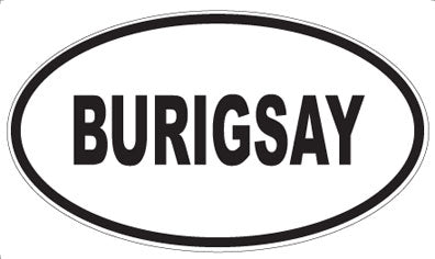 BURIGSAY - Oval Magnet