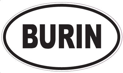 BURIN - Oval Magnet