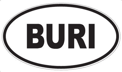 BURI - Oval Magnet