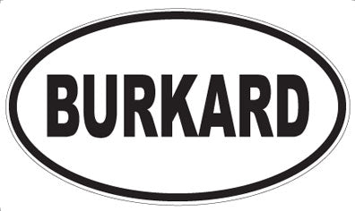 BURKARD - Oval Magnet