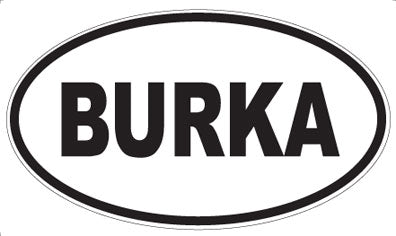 BURKA - Oval Magnet