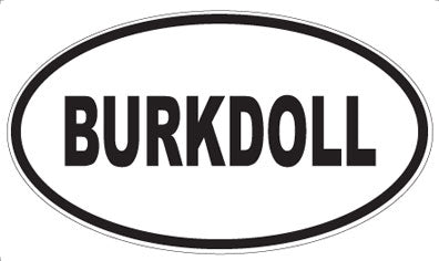 BURKDOLL - Oval Magnet