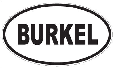 BURKEL - Oval Magnet
