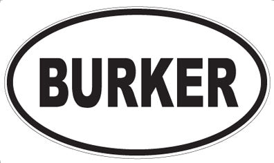 BURKER - Oval Magnet