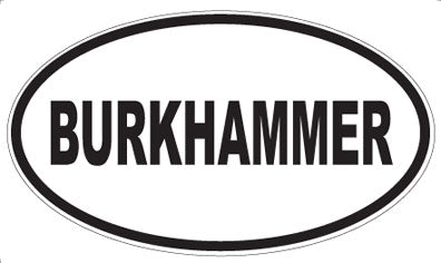 BURKHAMMER - Oval Magnet