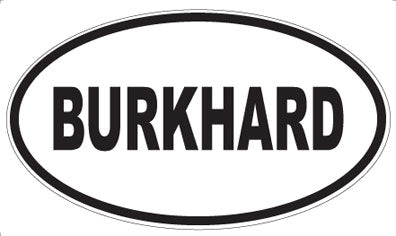 BURKHARD - Oval Magnet