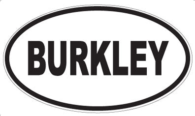BURKLEY - Oval Magnet