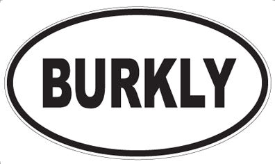 BURKLY - Oval Magnet