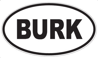 BURK - Oval Magnet