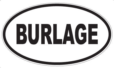 BURLAGE - Oval Magnet