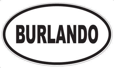 BURLANDO - Oval Magnet