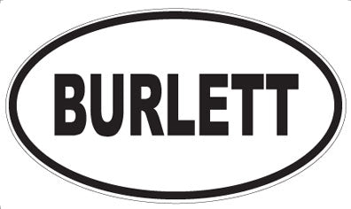 BURLETT - Oval Magnet