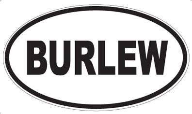 BURLEW - Oval Magnet