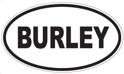 BURLEY - Oval Sticker