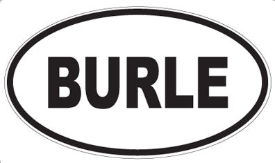 BURLE - Oval Magnet