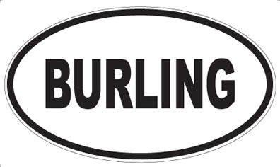 BURLING - Oval Magnet