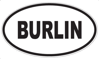 BURLIN - Oval Magnet