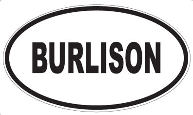 BURLISON - Oval Magnet