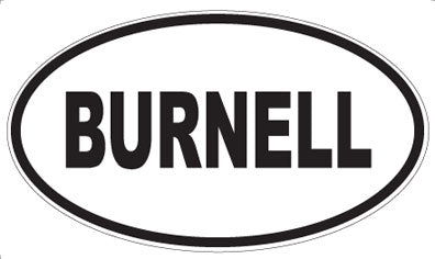 BURNELL - Oval Magnet
