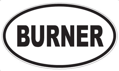 BURNER - Oval Magnet