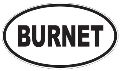 BURNET - Oval Magnet