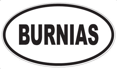 BURNIAS - Oval Magnet
