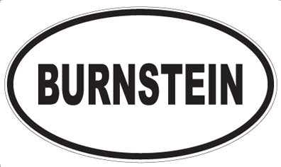 BURNSTEIN - Oval Magnet
