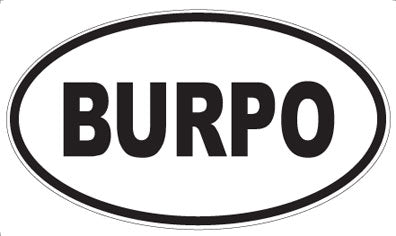 BURPO - Oval Magnet