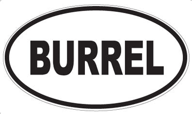 BURREL - Oval Magnet