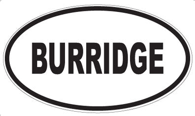 BURRIDGE - Oval Magnet