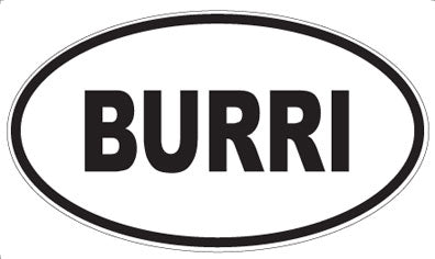 BURRI - Oval Magnet