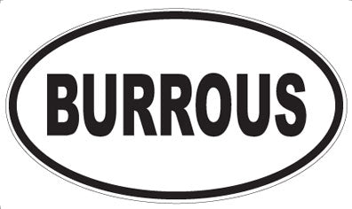 BURROUS - Oval Magnet