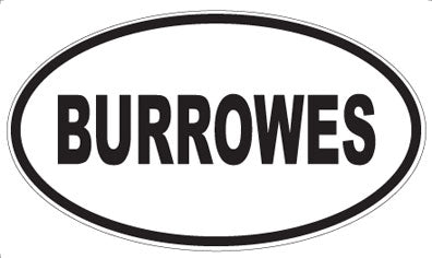 BURROWES - Oval Magnet