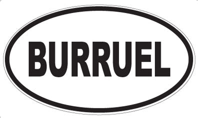 BURRUEL - Oval Magnet