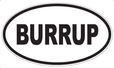 BURRUP - Oval Magnet