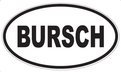 BURSCH - Oval Magnet