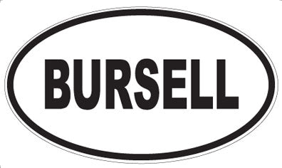 BURSELL - Oval Magnet