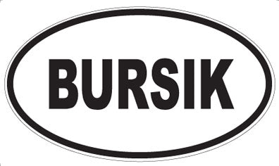 BURSIK - Oval Magnet