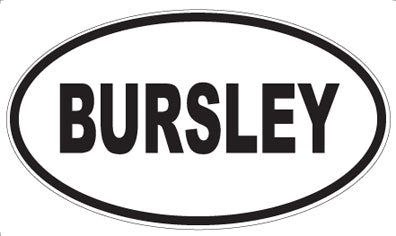 BURSLEY - Oval Magnet
