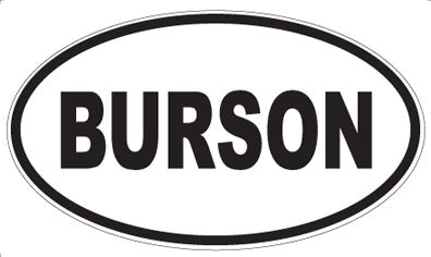 BURSON - Oval Magnet